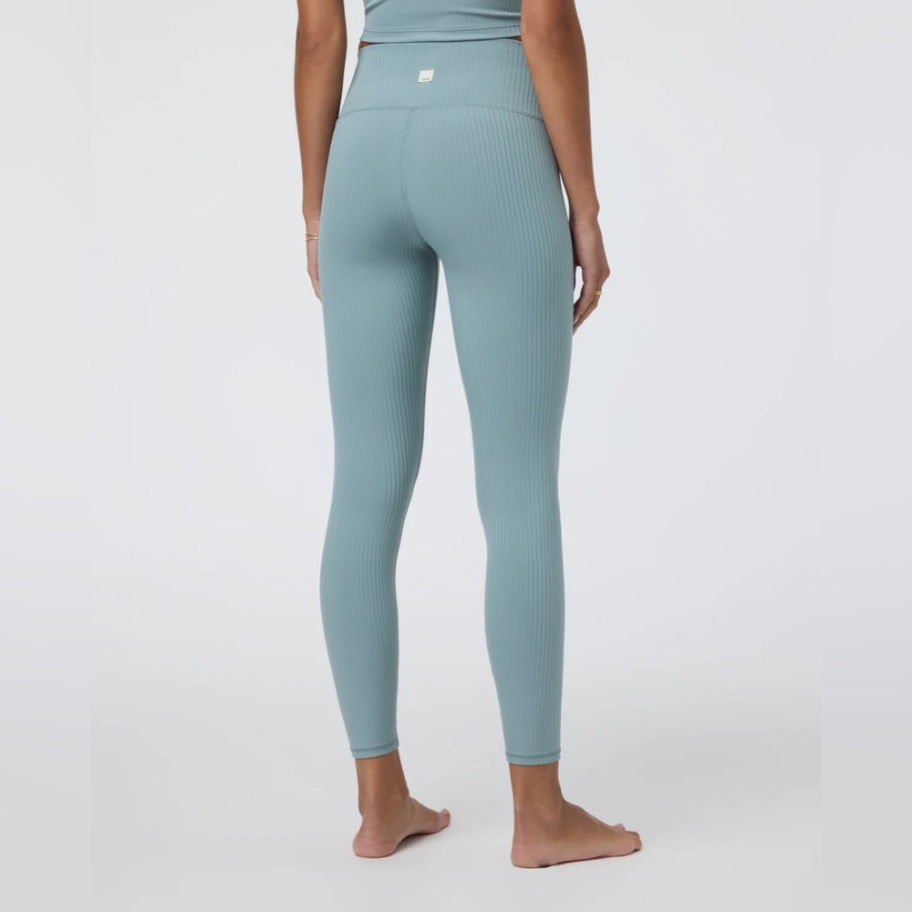 Vuori Inversion Rib Legging Blue/Green Size Extra Small - Picture 2 of 16